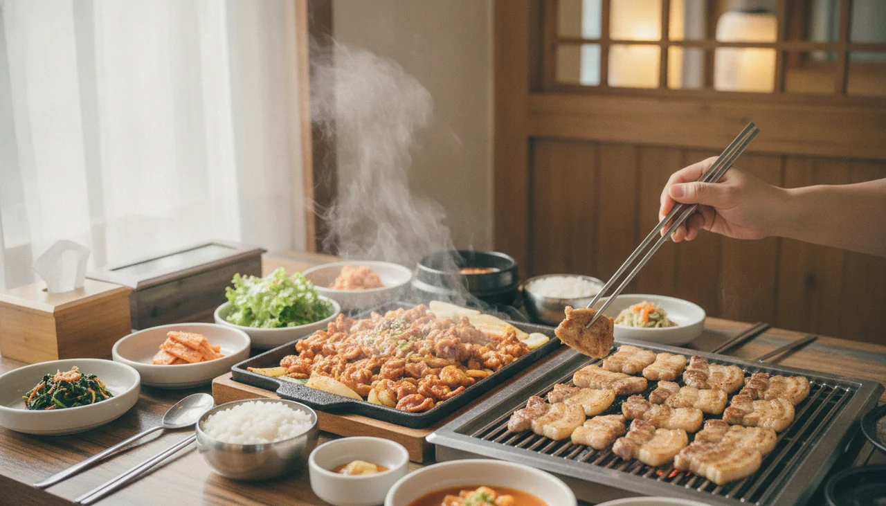 찐 로컬의 맛! 몸보신 오리주물럭 & 돼지구이