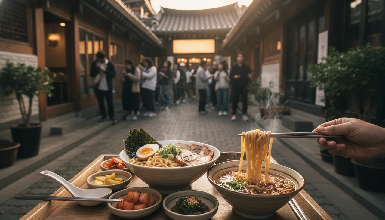 이색적인 일본 라멘의 세계, 츠케루: 줄 서는 맛집의 이유