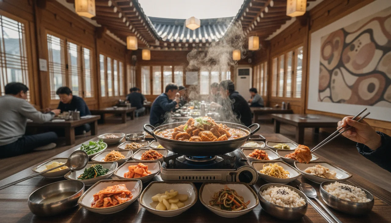 진정한 로컬의 맛: 곱도리탕 & 한정식의 깊이
