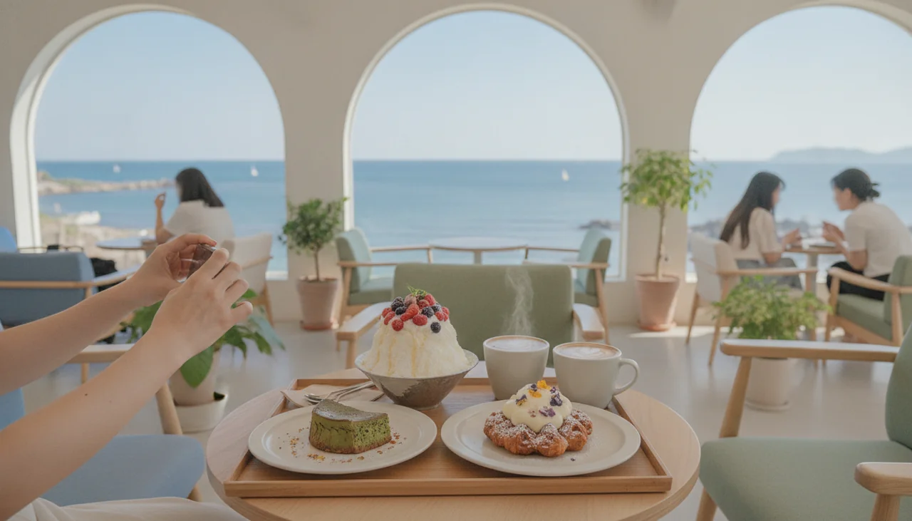 오션뷰와 함께 즐기는 감성 카페 & 디저트